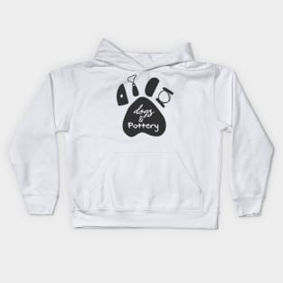 Dogs and Pottery Tools Kids Hoodie